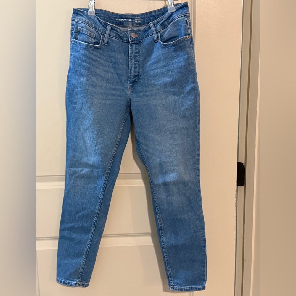 Old Navy Light Blue High Rise Rockstar Women's Skinny Jeans